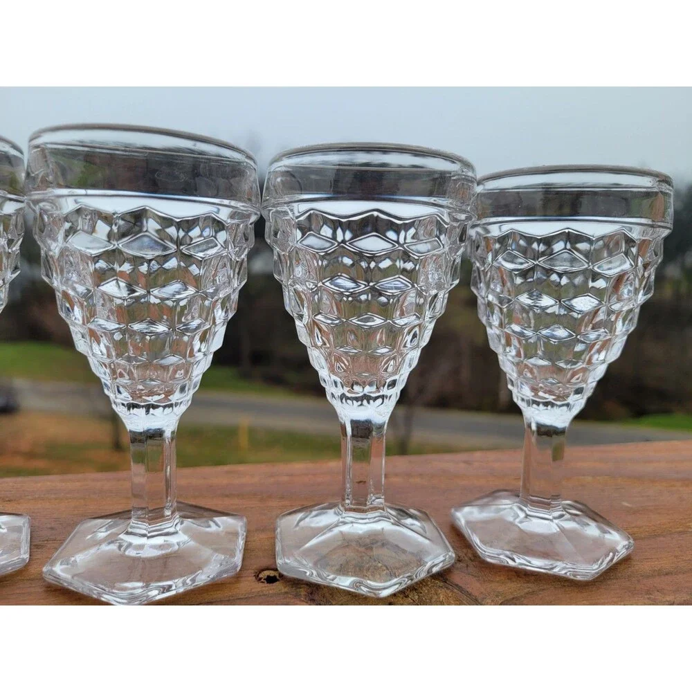 FOSTORIA American Clear Cordials 4 1/2